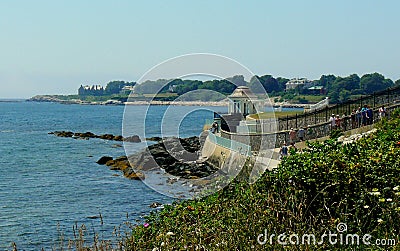 Cliff Walk Stock Photo