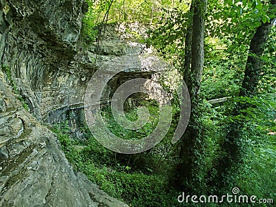 From a cliffs edge Stock Photo