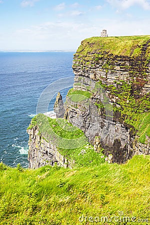 Cliffs of Moher in Ireland Stock Photo