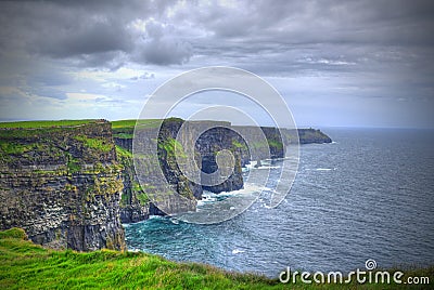 Cliffs of Moher in Ireland Stock Photo