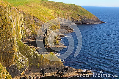 Cliffs of Old Head of Kinsale Stock Photo