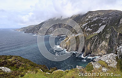 Cliffs of Slieve League Stock Photo