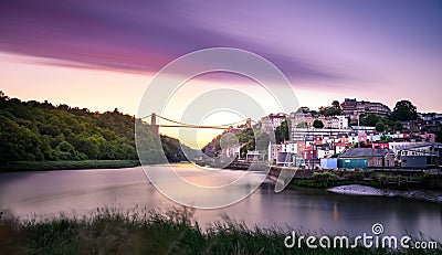 Clifton Bridge Bristol Editorial Stock Photo