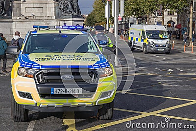 A Climate Action march in Dublin, to coincide with the COP26 Conference Dublin, Ireland, Editorial Stock Photo