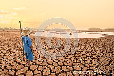 Climate change and World environmental concept. Stock Photo