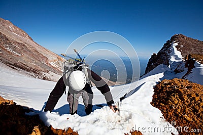 Climb Stock Photo