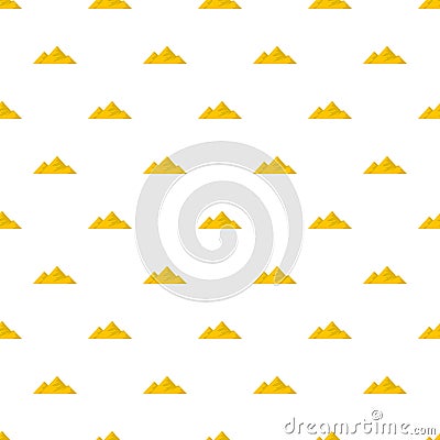Climb on mountain pattern seamless Vector Illustration