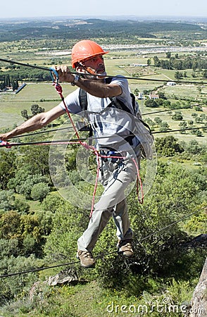 Climber Stock Photo