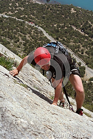 Climber. Stock Photo