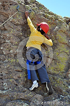 Climbing Stock Photo