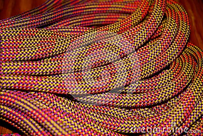 Climbing rope Stock Photo