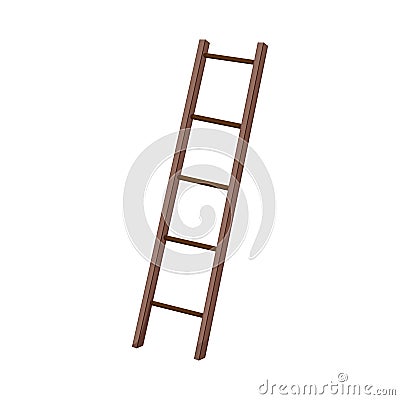 climbing step ladder safety cartoon vector illustration Cartoon Illustration