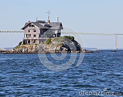 Clingstone House Landmark Stock Photo