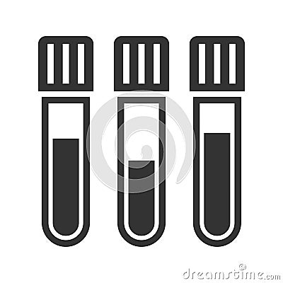 Clinical Analysis Icon Vector Illustration