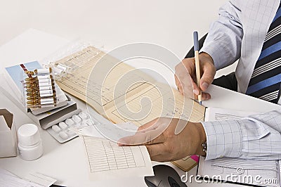 Clinical research Stock Photo