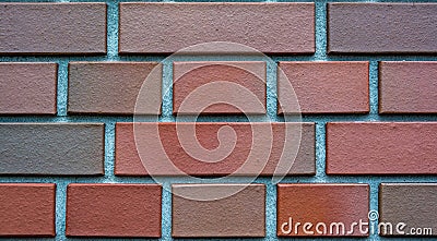 Clinker bricks background, wallpaper, texture Stock Photo