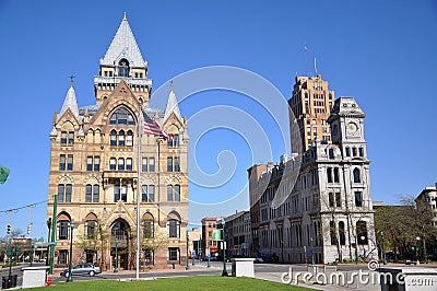 Clinton Square, Syracuse, New York Stock Photo