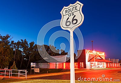 Route 66 Museum, Clinton, Oklahoma, USA Editorial Stock Photo