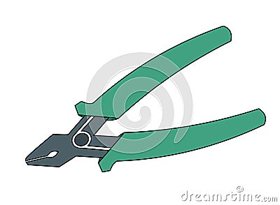 Clippers clip art illustration vector isolated Vector Illustration