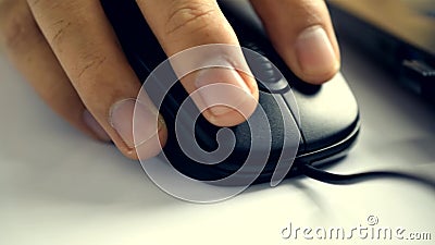Clique no rato do PC vídeos de arquivo Clique no rato do PC vídeos de arquivo