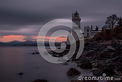 Cloch lighthouse gourock scotland Stock Photo