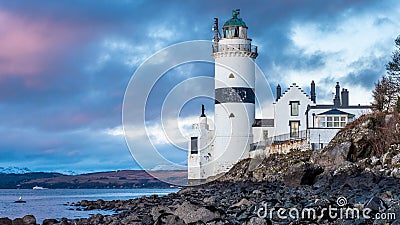 The Cloch Lighthouse, near Inverkip Stock Photo