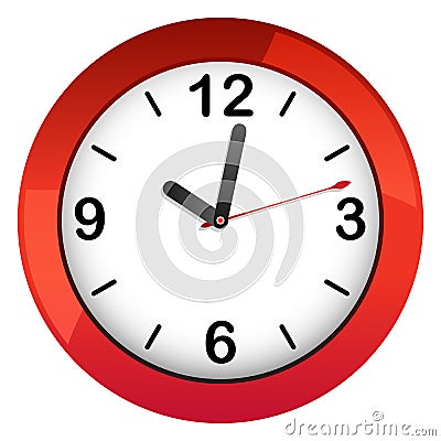 Clock icon illustration Cartoon Illustration