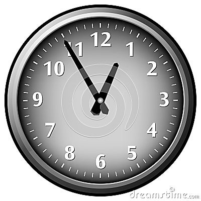 Clock Vector Illustration