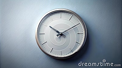 The Clock of Agreement: A Visual Representation of Contractual Timing Generative AI Stock Photo
