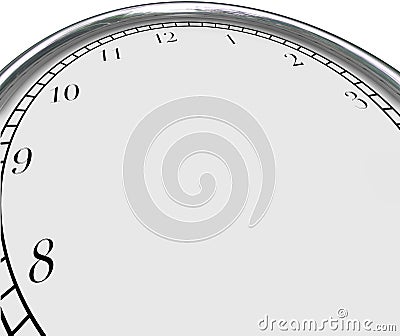 Clock Background Time Concept Blank Copy Space Your Message Stock Photo