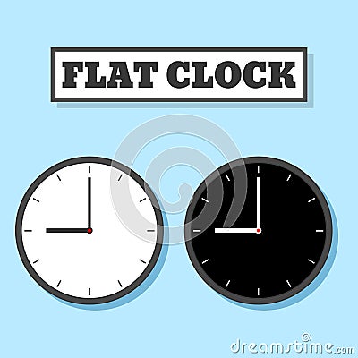 Clock-04 Vector Illustration