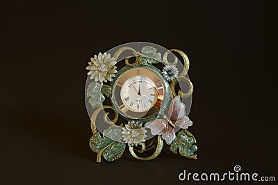 Clock, decorative Stock Photo