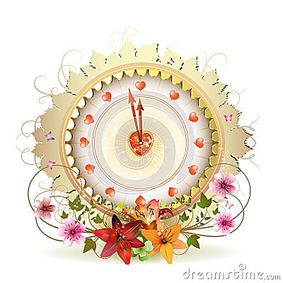 Clock design Vector Illustration