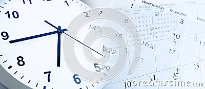 Clock and calendars Stock Photo