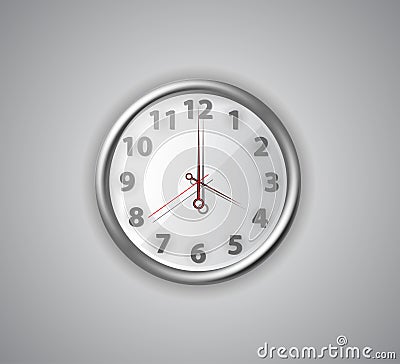 Clock icon Vector Illustration