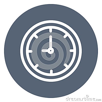 Clock, midnight, new, year Isolated Vector icon which can easily modify or edit Vector Illustration