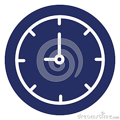 Clock, midnight, new, year Isolated Vector icon which can easily modify or edit Vector Illustration