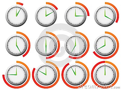 Clock timer Stock Photo