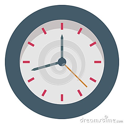 clock, timer Color Vector icon which can be easily modified or edit Vector Illustration