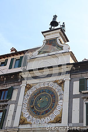 Historical astronomical clock Stock Photo