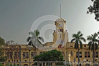 Clock Tower on Office of Postmaster Junral Luknow Editorial Stock Photo