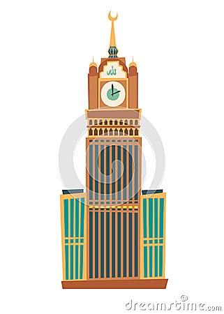 Clock tower vector illustration. Clock tower Vector Illustration