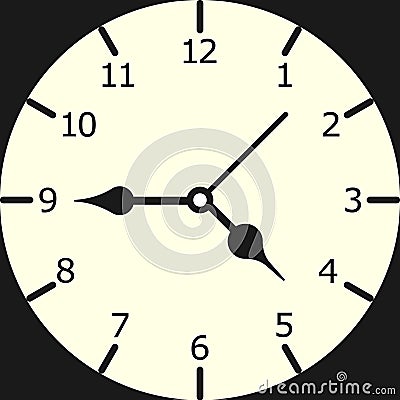 Clock Vector Illustration