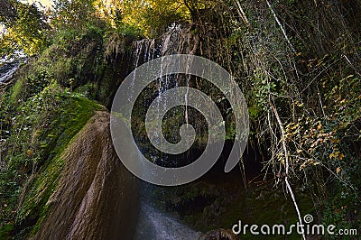 Clocota Waterfall, beautiful waterfall from romanian mountains Stock Photo