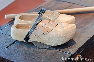 Clogs, Netherlands, Klompen, Wooden shoes Stock Photo