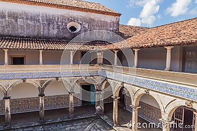 Cloister of Sao Francisco convent now Centro Cultural Sao Francisco in Joao Pessoa, Braz Stock Photo