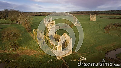 Clonmines medieval borough. co. Wexford. Ireland Stock Photo