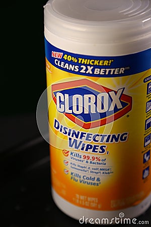 CLOROX- brand name Editorial Stock Photo