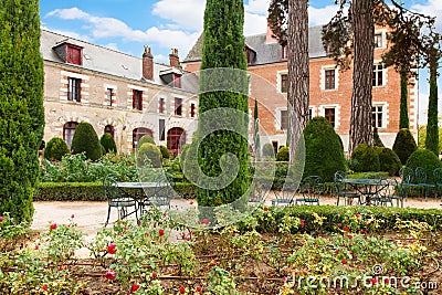 Clos de Luce, house of Leonardo da Vinci, France Stock Photo