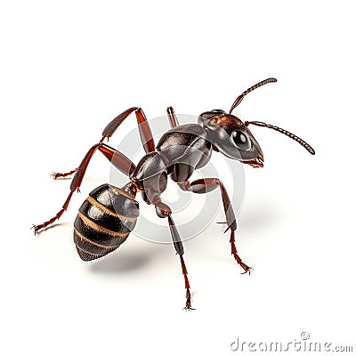 A close ant in nature represents an opportunity for a detailed exploration of the insect world. Stock Photo